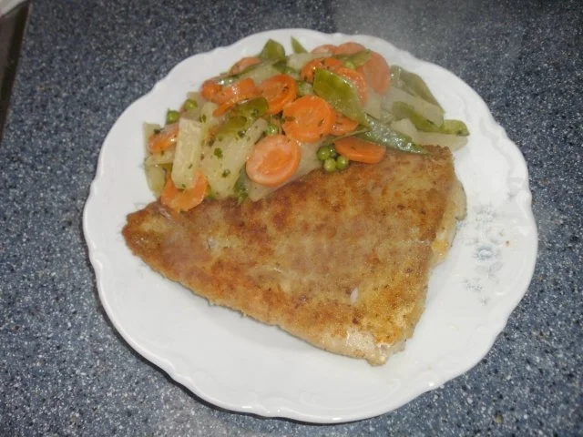Fisch mit Rahmgemüse - Rezept