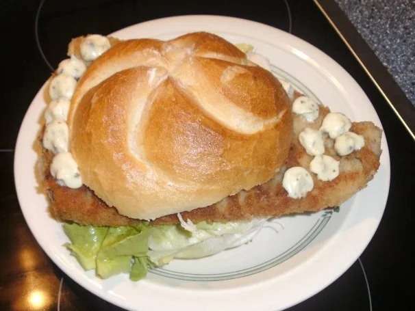 Rezept: Fischburger Bild Nr. 2 Fischburger - Rezept - Bild Nr. 2