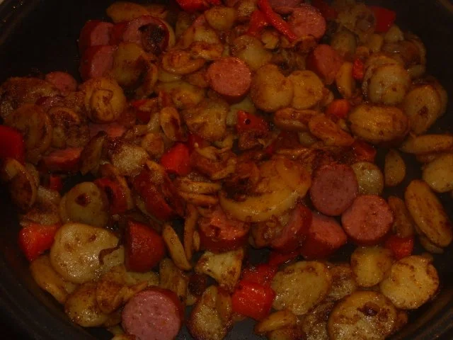 Kartoffel-Cabanossi-Pfanne - Rezept - Bild Nr. 3