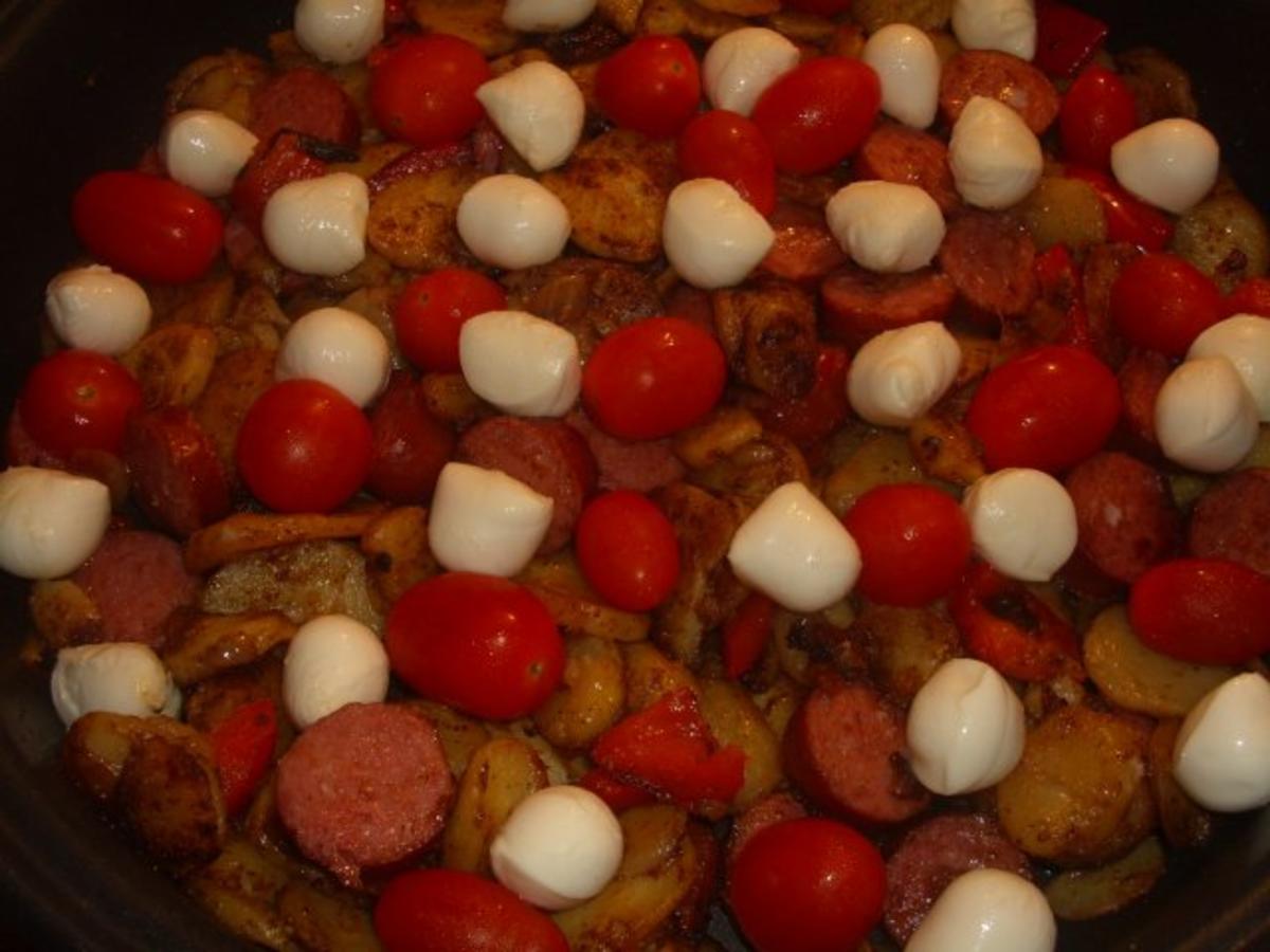 Kartoffel-Cabanossi-Pfanne - Rezept - Bild Nr. 4