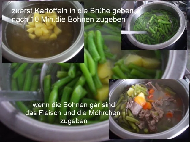 Grüne Bohnensuppe - Rezept - Bild Nr. 4