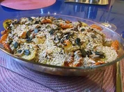 Geflügel: Karibisches Hähnchen mit Ofengemüse - Rezept