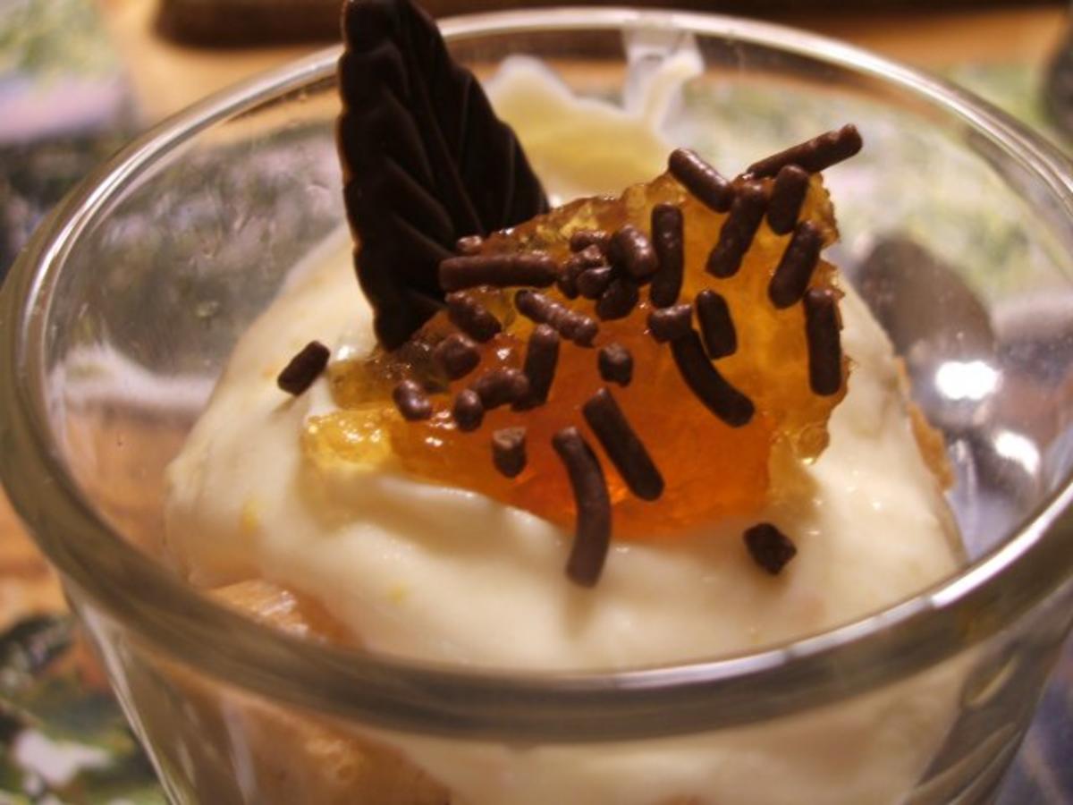 Dessert: Orange-Curd-Tiramisu - Rezept