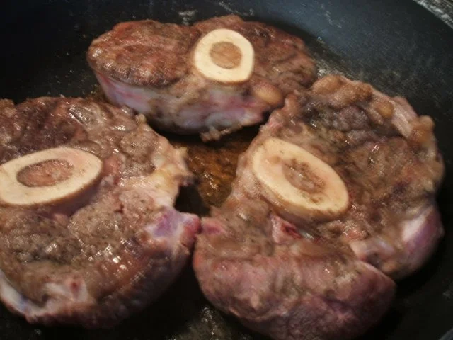 Fleisch: Geschmorte Beinscheiben mit Zwiebelmarmelade - Rezept - Bild Nr. 5