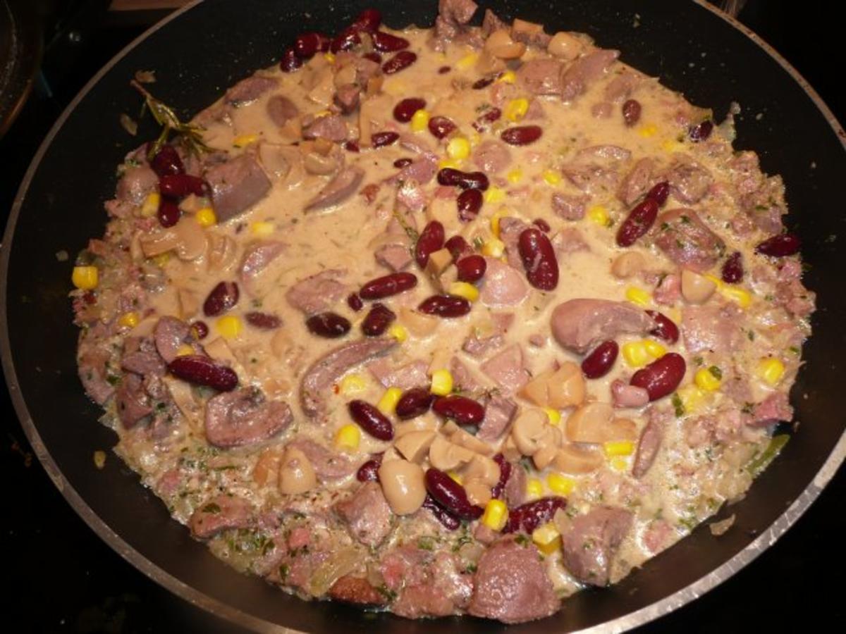 Schweine Nieren Gulasch a la Mexiko - einfach - 19 kcal/100g