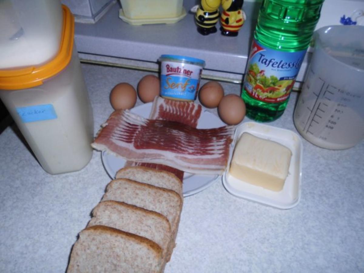 Pikanter Toast mit pochierten Eiern - Rezept - Bild Nr. 2
