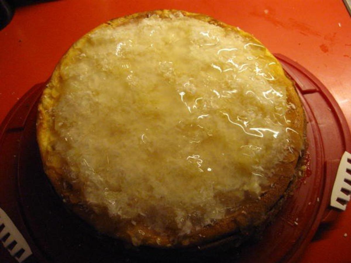 Käsekuchen mit Ananas ohne Boden - schnell &amp; einfach - von manschie