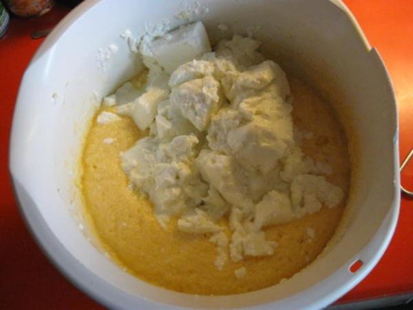 Käsekuchen mit Ananas ohne Boden - schnell &amp; einfach - von manschie