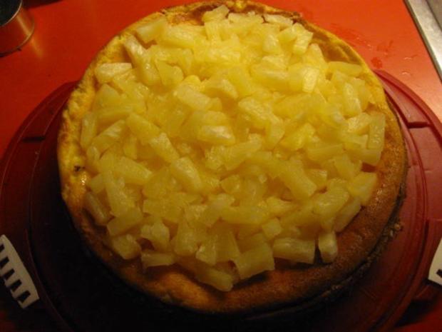 Käsekuchen mit Ananas ohne Boden - Rezept - kochbar.de