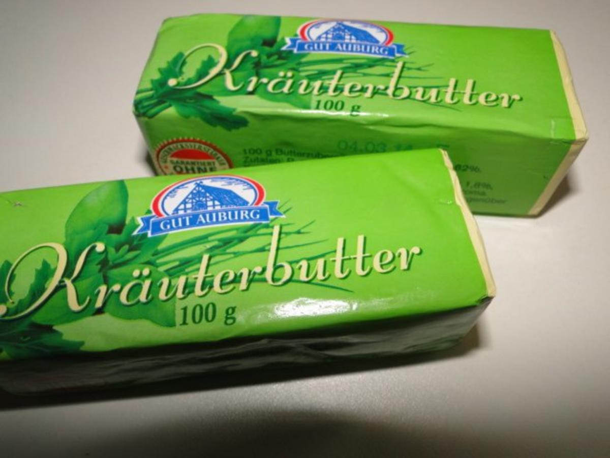 Garnelen und Tintenfischringe, gebraten in Knoblauch-Kräuter-Butter-Sauce - Rezept - Bild Nr. 6