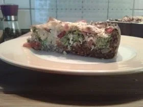 "Gemüsequiche" auf Dunklem Brotteig - Rezept - Bild Nr. 2