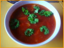Tomaten-Mett-Gemüsesuppe - Rezept