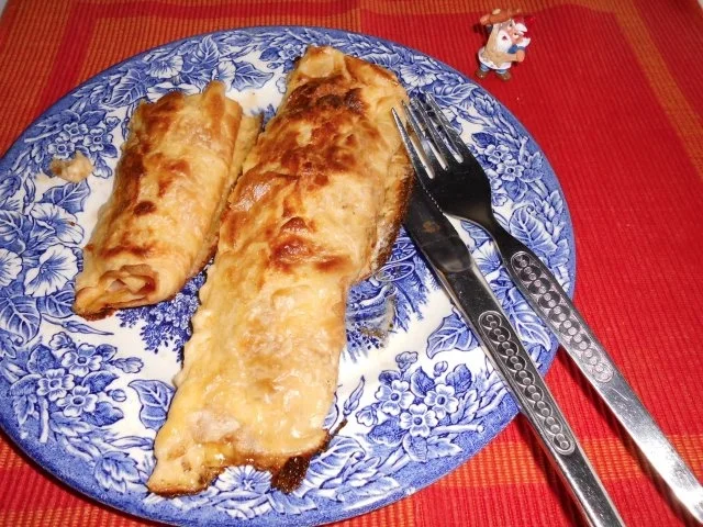 Überbackene Schinkenpfannkuchen - Rezept