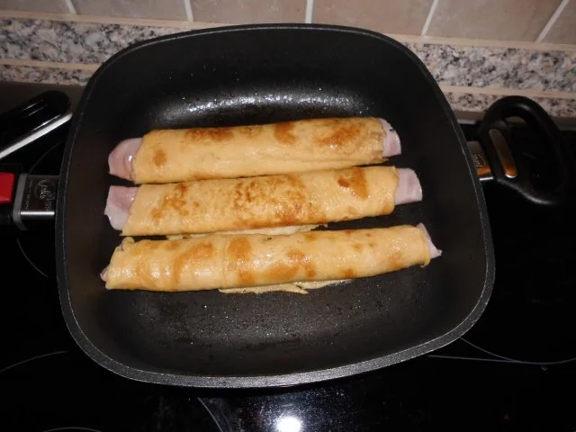 Überbackene Schinkenpfannkuchen - Rezept - Bild Nr. 7