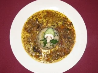 Pilzvariation in Weißwein-Soße mit Gewürzreis - Weißwein-Reis-Fantasie - Rezept