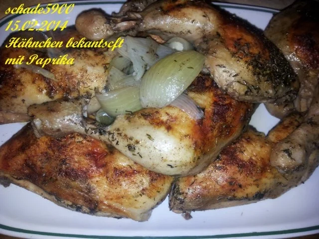 Wild und Geflügel: Hähnchen bekanntschft mit  Paprika - Rezept - Bild Nr. 2