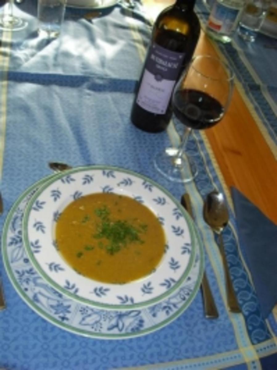 Linsen-Kastanien-Suppe mit Curry - Rezept - Bild Nr. 3