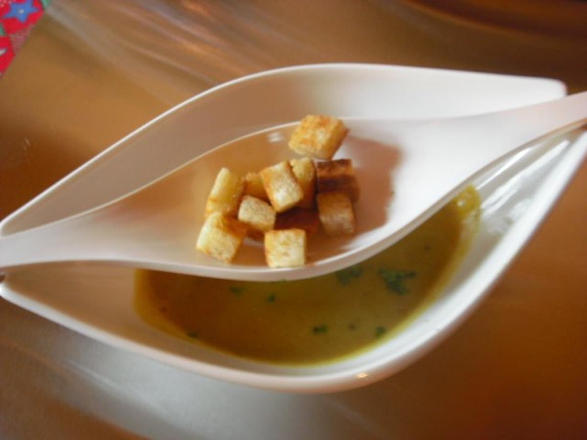Linsen-Kastanien-Suppe mit Curry - Rezept - Bild Nr. 2