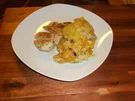 Kartoffel-Steckrüben Gratin mit Hähnchenbrustfilet - Rezept