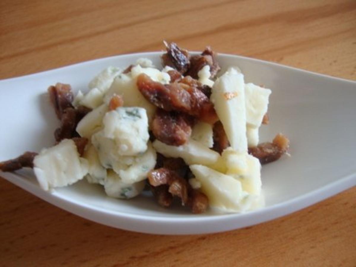 Blauschimmel - Käsesüppchen mit Anchovis, Bacon und Röstbrot - Rezept - Bild Nr. 10