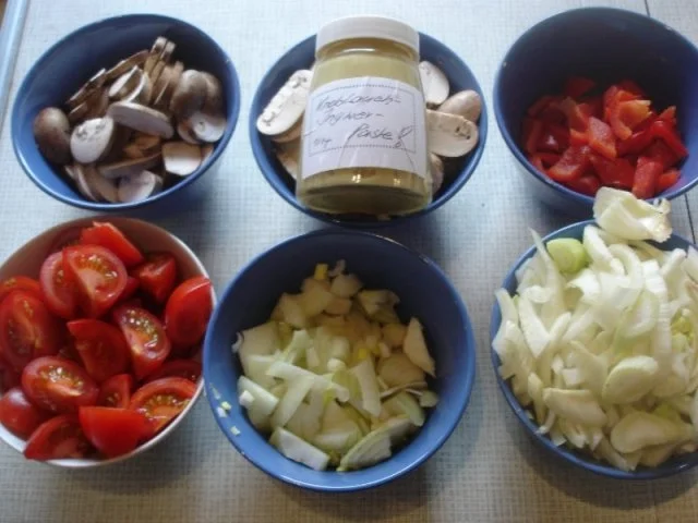 Rezept: Fenchel mit Hähnchenbrustfilet und Gemüse Bild Nr. 3 Fenchel mit Hähnchenbrustfilet und Gemüse - Rezept - Bild Nr. 3