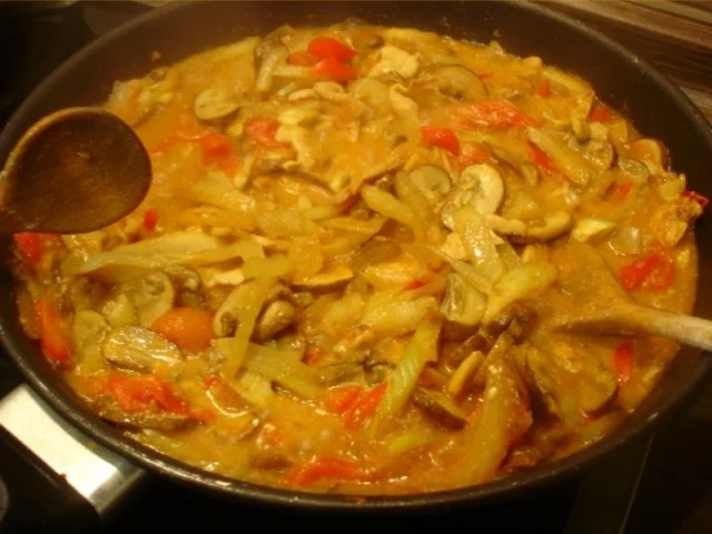 Rezept: Fenchel mit Hähnchenbrustfilet und Gemüse Bild Nr. 10 Fenchel mit Hähnchenbrustfilet und Gemüse - Rezept - Bild Nr. 10