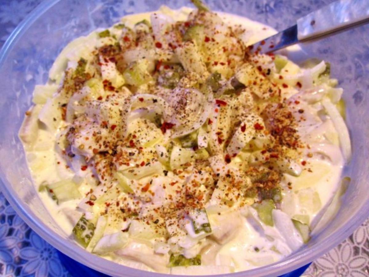 Salat vom Sahnehering ... - Rezept - Bild Nr. 5