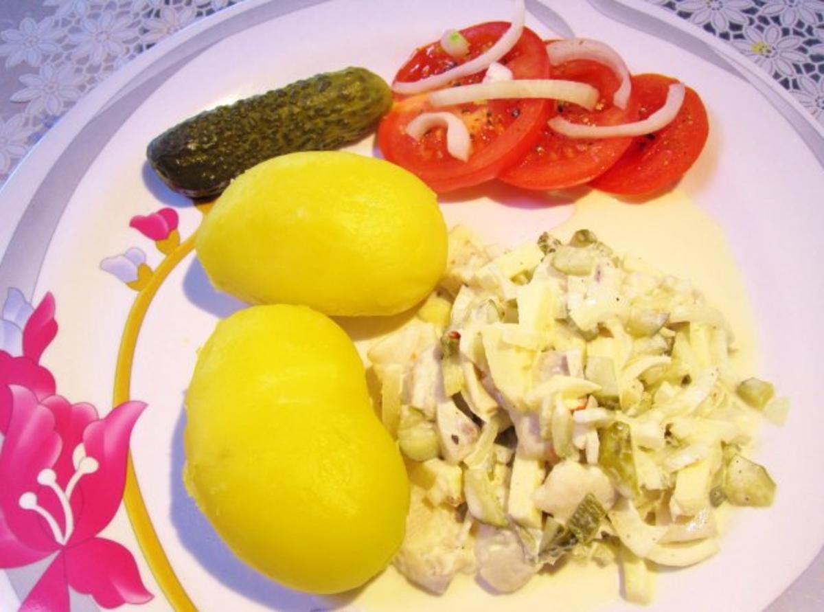 Salat vom Sahnehering ... - Rezept - Bild Nr. 7