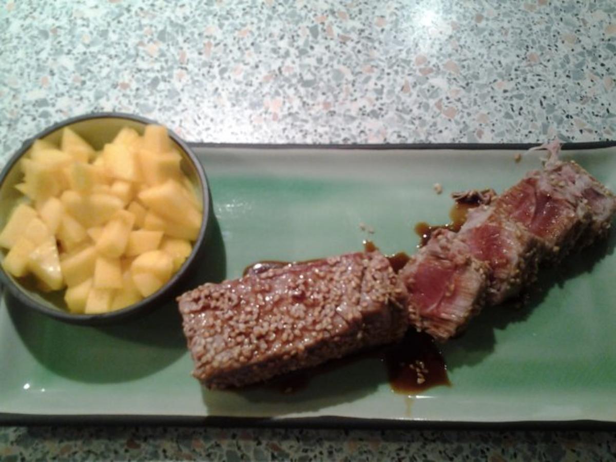 Thunfisch mit Teriyaki-Sauce - Rezept mit Bild - kochbar.de