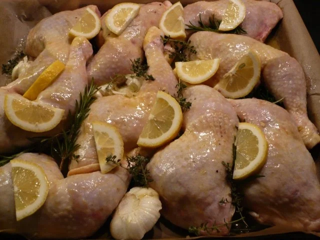 Rezept: Zitronen - Hähnchenkeulen Bild Nr. 5 Zitronen - Hähnchenkeulen - Rezept - Bild Nr. 5
