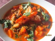 Kokossuppe mit Garnelen - Rezept