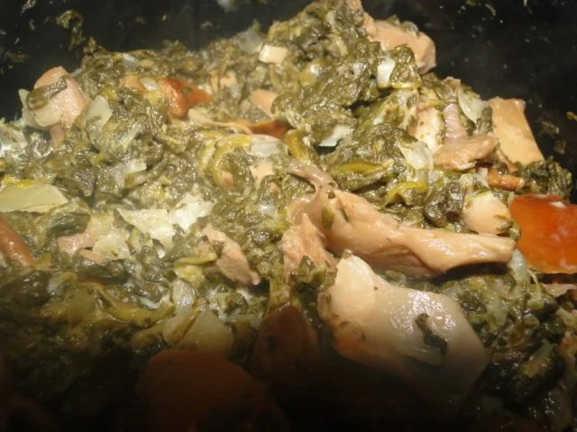 Schmetterlingssteak überbacken mit Pilzrahmspinat - Rezept - Bild Nr. 6