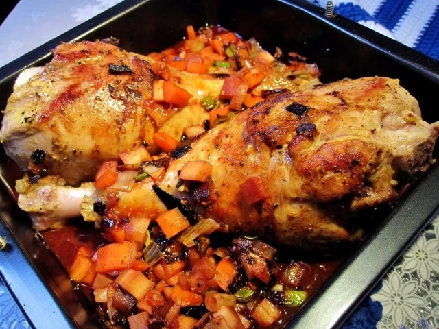 Rotwein-Pute mit mediterranen Kräutern - Rezept - Bild Nr. 6