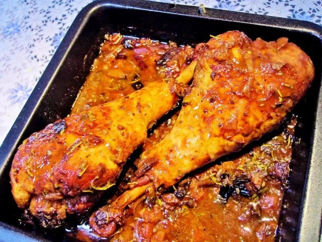 Rotwein-Pute mit mediterranen Kräutern - Rezept - Bild Nr. 7