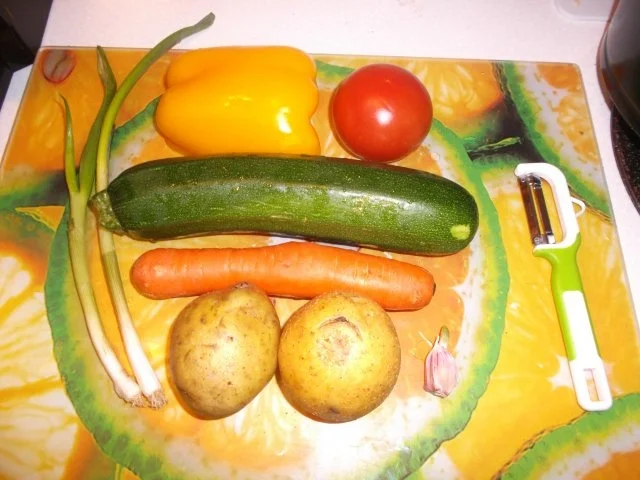 Rezept: Fisch: Wasabi-Lachs mit Ofengemüse Bild Nr. 2 Fisch: Wasabi-Lachs mit Ofengemüse - Rezept - Bild Nr. 2