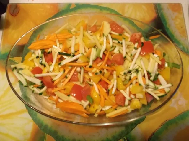 Rezept: Fisch: Wasabi-Lachs mit Ofengemüse Bild Nr. 4 Fisch: Wasabi-Lachs mit Ofengemüse - Rezept - Bild Nr. 4