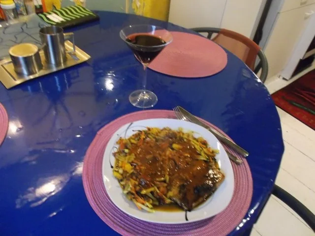 Rezept: Fisch: Wasabi-Lachs mit Ofengemüse Bild Nr. 18 Fisch: Wasabi-Lachs mit Ofengemüse - Rezept - Bild Nr. 18