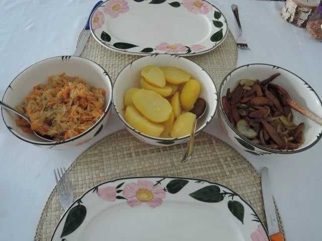 Vegan : Veggi - Zwiebel - Gyros mit Karotten - Sauerkraut dazu Kartoffeln - Rezept - Bild Nr. 14