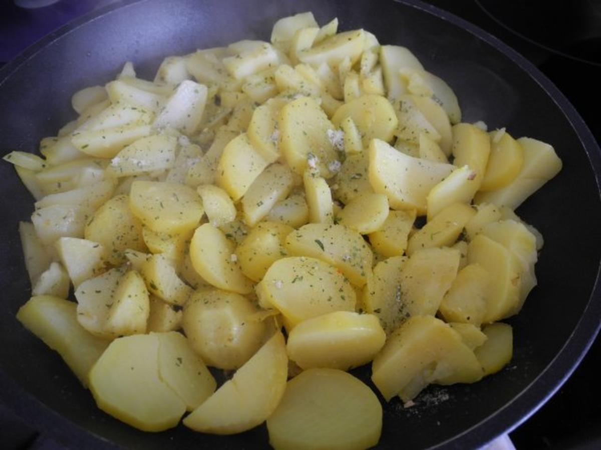Vegan : Porree - Bratkartoffeln - Rezept - Bild Nr. 3