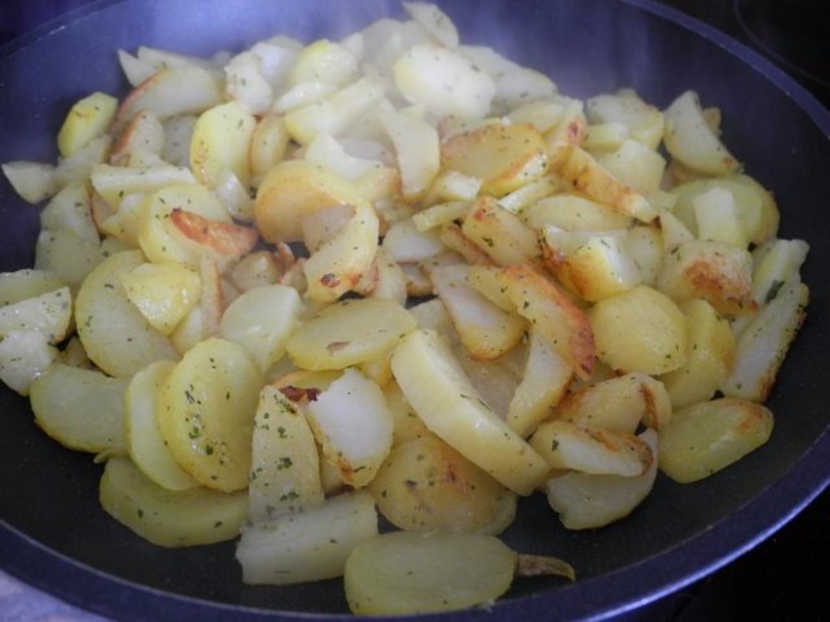 Vegan : Porree - Bratkartoffeln - Rezept - Bild Nr. 7