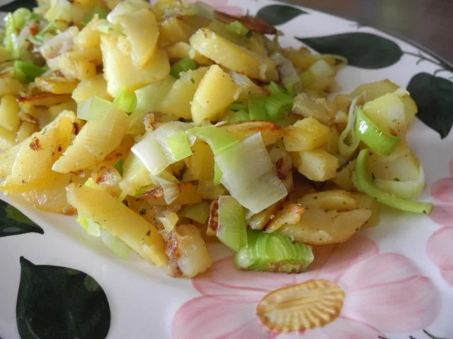 Vegan : Porree - Bratkartoffeln - Rezept - Bild Nr. 11