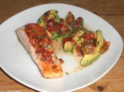 Lachs mit Avocado - Rezept