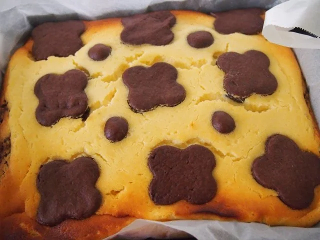 Saftiger Schoko- Topfen- Kuchen - Rezept