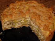 Kleine Lauch-Ziegenkäse-Parmesan-Tarte - Rezept