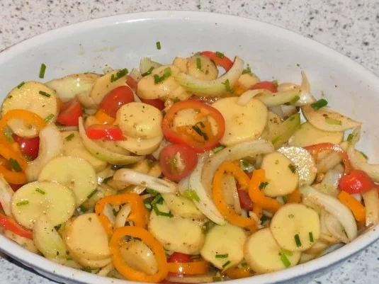 Kartoffeln mit Süß Mariniertem Hähnchen "Amazonas Art" - Rezept - Bild Nr. 3