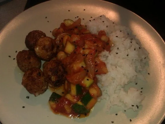 Tinisches :-) Kichererbsencurry mit Valessbällchen - Rezept - Bild Nr. 6