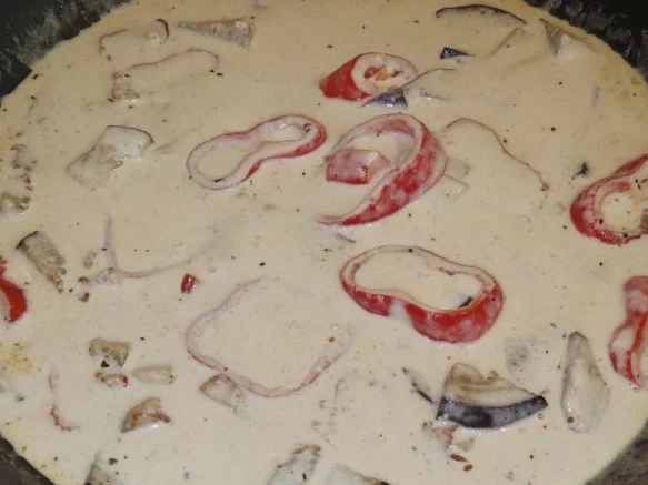 Rezept: Kochen: Gemüse-Sahne-Sauce für Nudeln Bild Nr. 2 Kochen: Gemüse-Sahne-Sauce für Nudeln - Rezept - Bild Nr. 2