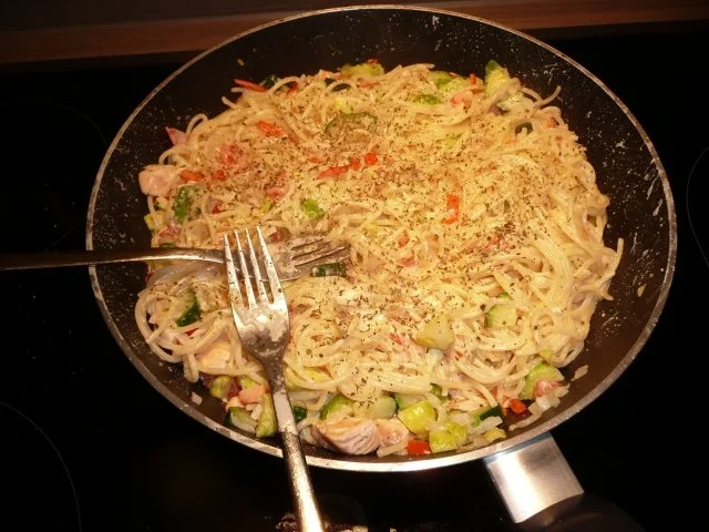 Rezept: Spaghetti - Pfanne Bild Nr. 5 Spaghetti - Pfanne - Rezept - Bild Nr. 5