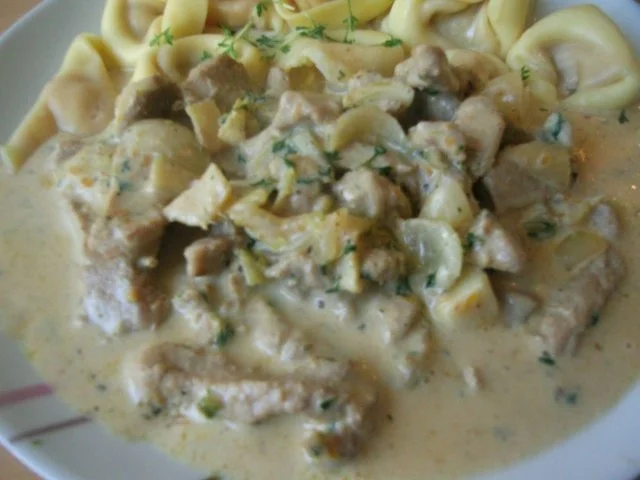 Rezept: Geschnetzeltes in Käse-Kressesoße Bild Nr. 8 Geschnetzeltes in Käse-Kressesoße - Rezept - Bild Nr. 8