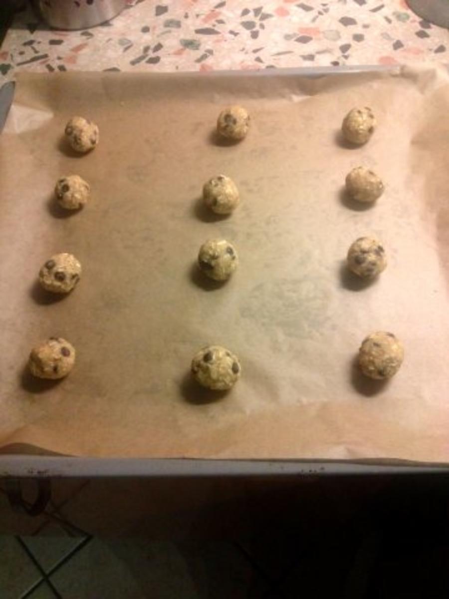 kernige Walnuss-Schokoladen Cookies - Rezept - Bild Nr. 5